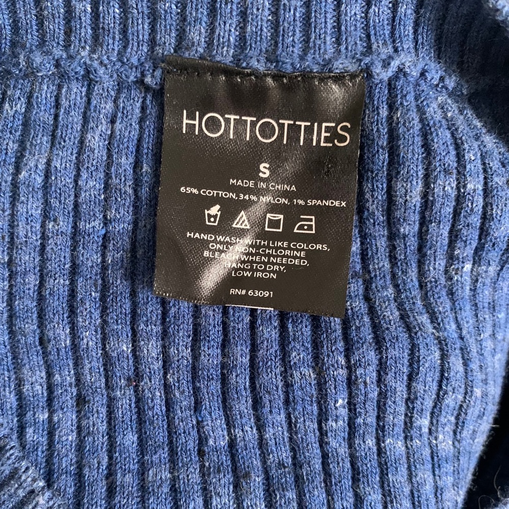 Hottotties Long Ribbed Sweater Top - Picture 7 of 7